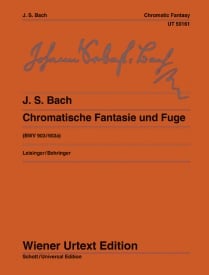 Bach: Chromatic Fantasy & Fugue BWV 903 for Piano published by Wiener Urtext